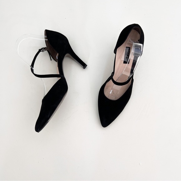 Paul Green Black Suede Womens Valetta d'Orsay Pumps, size 9 - Picture 9 of 16